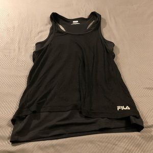 Fila layered tank top